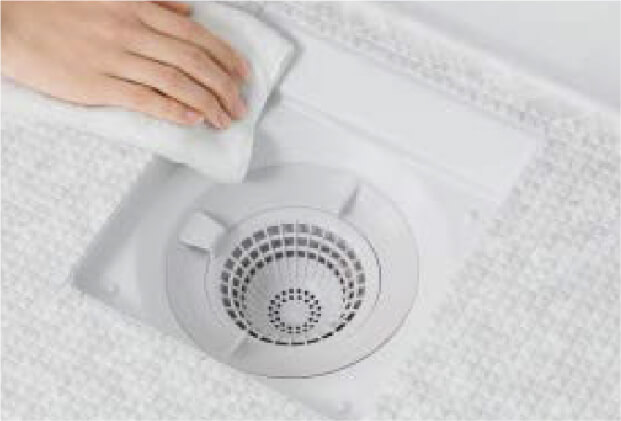 お掃除ラクラク排水口